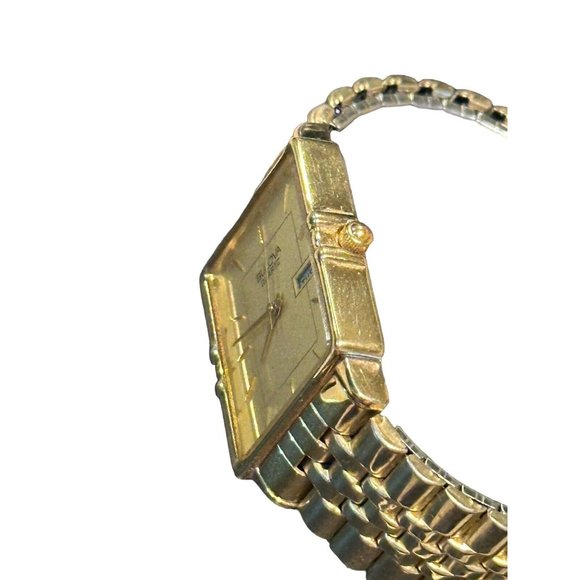 Vintage Men’s Bulova Quartz Gold Timepiece - Picture 4 of 7